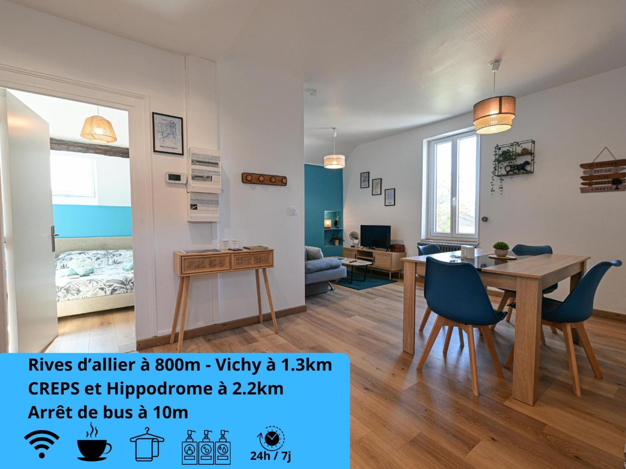 La Belle Rive Du Voyageur Apartment Bellerive-sur-Allier Ngoại thất bức ảnh